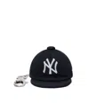 New Era Portachiavi New York Yankees Mlb Mini Cap Blu Navy In Black