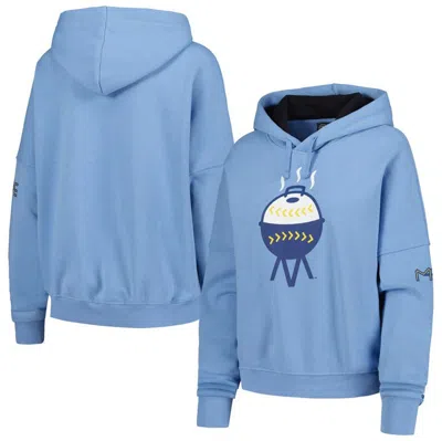 New Era Powder Blue Milwaukee Brewers City Connect Pullover Hoodie