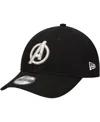 New Era Preschool Black The Avengers 9twenty Adjustable Hat In Black