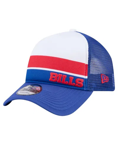 New Era Preschool Royal Buffalo Bills Sport Night Color Block 9forty A-frame Trucker Adjustable Hat