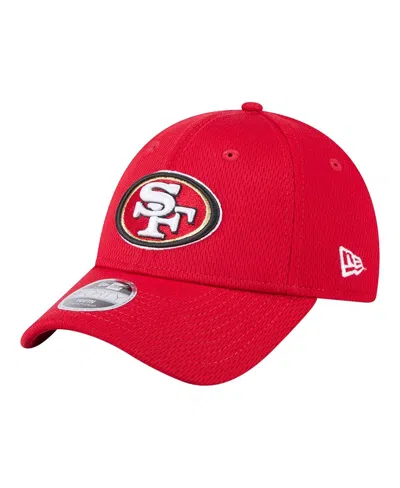 New Era Kids' Preschool Scarlet San Francisco 49ers Main 9forty Adjustable Hat In Red