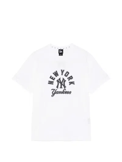 New Era Print-detail Short-sleeve T-shirt In White