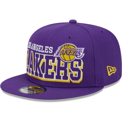 New Era Purple Los Angeles Lakers Gameday 59fifty Snapback Hat