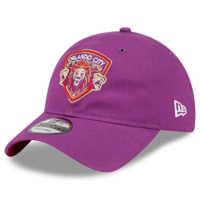New Era Purple Orlando City Sc Jersey Hook 9twenty Adjustable Hat