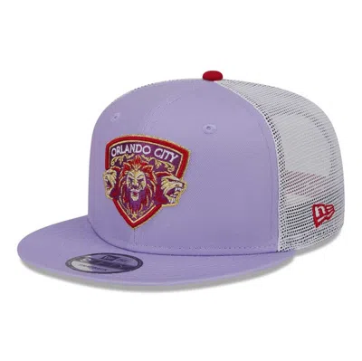 New Era Purple Orlando City Sc Jersey Hook Trucker 9fifty Snapback Hat