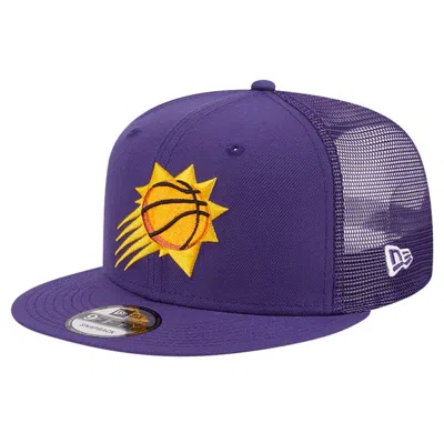 New Era Purple Phoenix Suns Evergreen Meshback 9fifty Snapback Hat