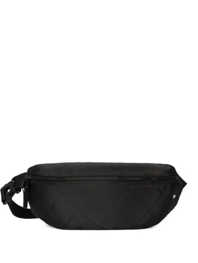 New Era Quilted Belt Bag In Black