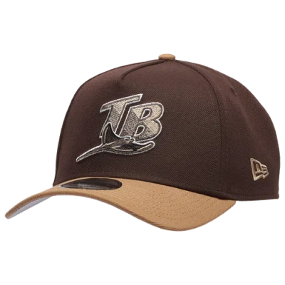 New Era Rays 940af Cap In Brown