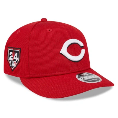 New Era Red Cincinnati Reds 2024 Spring Training Low Profile 9fifty Snapback Hat