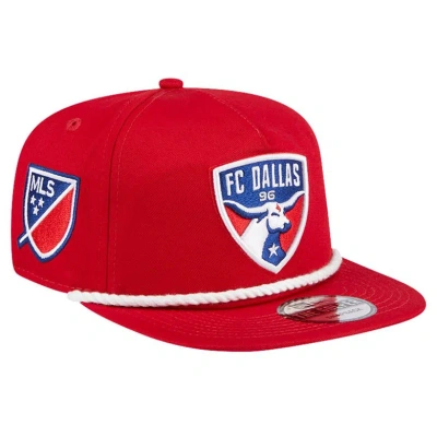New Era Red Fc Dallas The Golfer Kickoff Collection Adjustable Hat