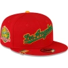 New Era Red Los Angeles Dodgers City Flag 59fifty Fitted Hat In Red