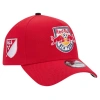 NEW ERA NEW ERA RED NEW YORK RED BULLS 2024 KICK OFF COLLECTION 9FORTY A-FRAME ADJUSTABLE HAT
