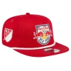 NEW ERA NEW ERA RED NEW YORK RED BULLS THE GOLFER KICKOFF COLLECTION ADJUSTABLE HAT