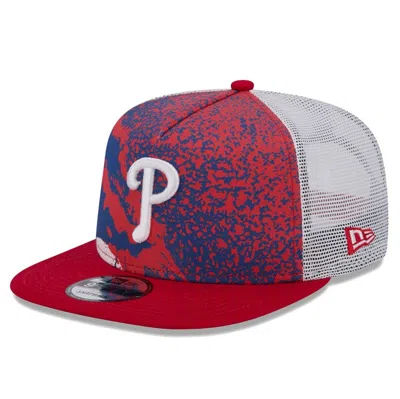 New Era Red Philadelphia Phillies Court Sport 9fifty Snapback Hat