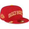 NEW ERA NEW ERA RED SAN DIEGO PADRES CITY FLAG 59FIFTY FITTED HAT