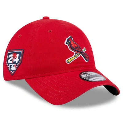 New Era Red St. Louis Cardinals 2024 Spring Training 9twenty Adjustable Hat