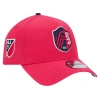 NEW ERA NEW ERA RED ST. LOUIS CITY SC 2024 KICK OFF COLLECTION 9FORTY A-FRAME ADJUSTABLE HAT
