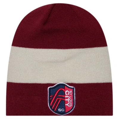 New Era Red St. Louis City Sc 2024 Kick Off Collection Knit Beanie