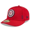 NEW ERA NEW ERA  RED WASHINGTON NATIONALS 2024 CLUBHOUSE LOW PROFILE 59FIFTY FITTED HAT