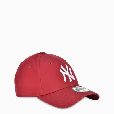 NEW ERA RED/WHITE NY CAP