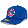 NEW ERA NEW ERA  ROYAL CHICAGO CUBS 2024 CLUBHOUSE LOW PROFILE 59FIFTY FITTED HAT