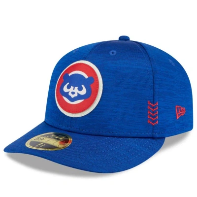 New Era Royal Chicago Cubs 2024 Clubhouse Low Profile 59fifty Fitted Hat