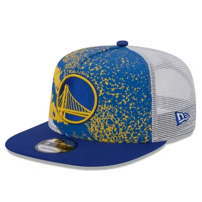 New Era Royal Golden State Warriors Court Sport Speckle 9fifty Snapback Hat