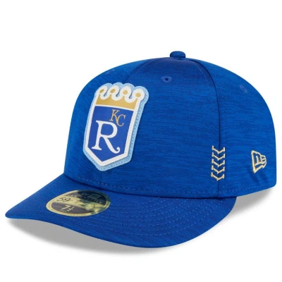 New Era Royal Kansas City Royals 2024 Clubhouse Low Profile 59fifty Fitted Hat