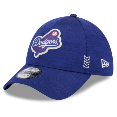 New Era Royal Los Angeles Dodgers 2024 Clubhouse 39thirty Flex Fit Hat