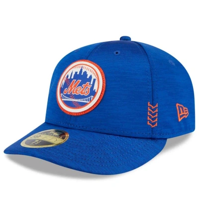 New Era Royal New York Mets 2024 Clubhouse Low Profile 59fifty Fitted Hat