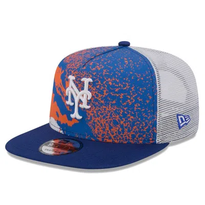 New Era Royal New York Mets Court Sport 9fifty Snapback Hat In Blue