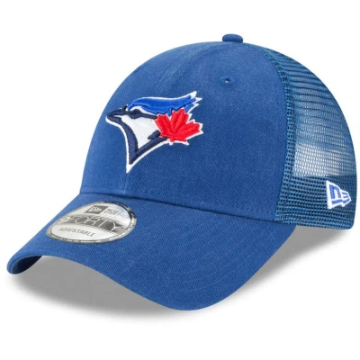 New Era Royal Toronto Blue Jays Trucker 9forty Adjustable Snapback Hat