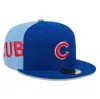 NEW ERA NEW ERA ROYAL/LIGHT BLUE CHICAGO CUBS GAMEDAY SIDESWIPE 59FIFTY FITTED HAT
