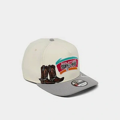 New Era San Antonio Spurs Nba Hardwood Classics 9fifty A-frame Snapback Hat In Multi