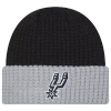 New Era San Antonio Spurs  Spurs Waffled Knit Hat In Navy/white
