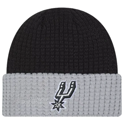 New Era San Antonio Spurs  Spurs Waffled Knit Hat In Navy/white