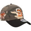 NEW ERA NEW ERA SAN DIEGO PADRES CAMO CROWN A-FRAME 9FORTY ADJUSTABLE HAT