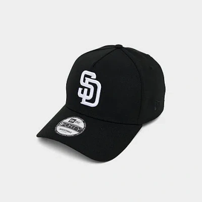 New Era San Diego Padres Mlb 9forty A-frame Snapback Hat In Black