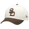 New Era San Diego Padres  Padres 940 A Frame Cordory Cap In Green