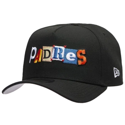 New Era San Diego Padres  Padres 940 A Frame Ransom Cap In Black