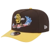 New Era San Diego Padres  Padres 9fifty A-frame Cartoon Cap In Brown