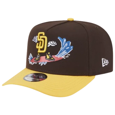 New Era San Diego Padres  Padres 9fifty A-frame Cartoon Cap In Multi