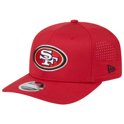 New Era San Francisco 49ers  49ers Perf 970 Adjustable Cap In Red