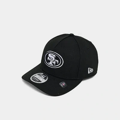 New Era San Francisco 49ers Nfl 9forty M-crown A-frame Snapback Hat In Black
