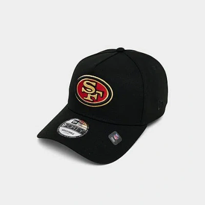 New Era San Francisco 49ers Nfl Dual Tone 9forty A-frame Snapback Hat In Black