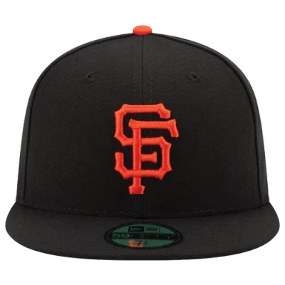 New Era San Francisco Giants  Giants 59fifty Authentic Cap In Black/blue/red