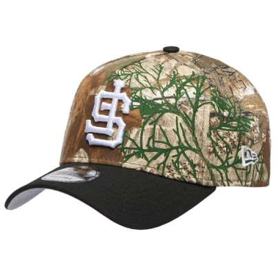 New Era San Francisco Giants  Giants 940 A-frame Realtree Cap In Brown
