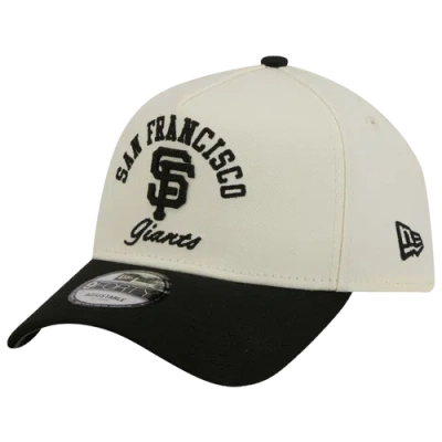 New Era San Francisco Giants  Giants 9forty A-frame Upsd Arch Cap In White