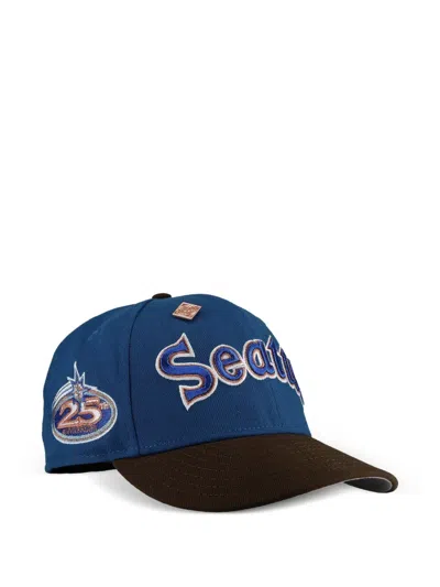 New Era Seattle Mariners 25th Anniversary Blue/walnut Metallic 59fifty Cap