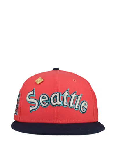 New Era Seattle Mariners 40th Anniversary Patch Baseball Cap In Red